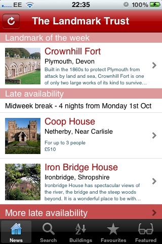 The Landmark Trust App